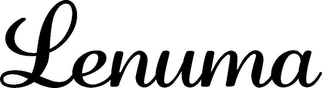 Lenuma logo Black